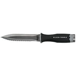 Klein Tools Serrated Stainless Steel Duct Knife w/ 5.5'' Blade $10