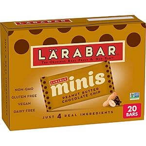 20-Count Larabar Gluten Free Mini Bars (Various Flavors) from $6 w/ Subscribe & Save