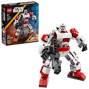151-Pc LEGO Star Wars Clone Shock Trooper Mech Building Toy $10.50