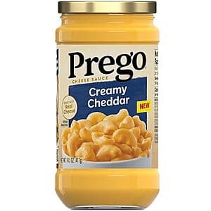 14.5-Oz Prego Cheese Sauce (Creamy Cheddar) $2.35 w/ S&S