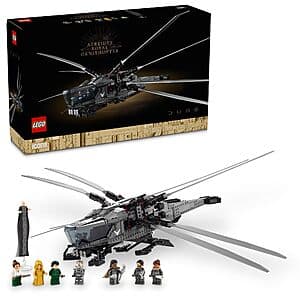 1369-Piece LEGO Icons Dune Atreides Royal Ornithopter Set w/ 8 Minifigures $132 + Free S&H
