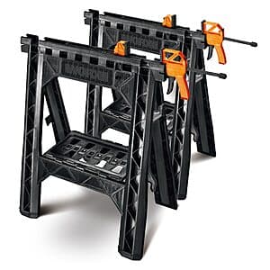 Worx Products: 2-Pack Clamping Sawhorses $59 & More + Free S/H