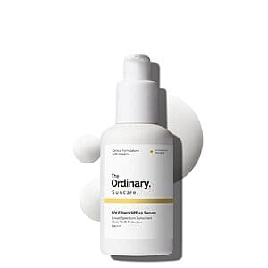 2-Oz The Ordinary Broad Spectrum Sunscreen for Face (UV Filters SPF 45 Serum) $9.50