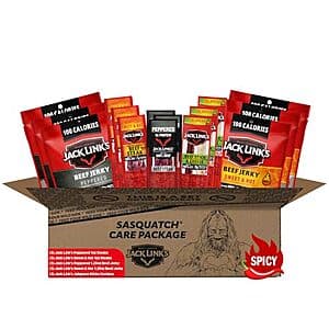 15-Piece Jack Link's Spicy Beef Jerky Snack Gift Basket (variety pack) $16.90 w/ Subscribe & Save