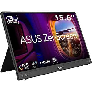 15.6″ ASUS ZenScreen 1080p USB-C Portable Monitor w/ Kickstand & Tripod Socket $99 + Free S&H