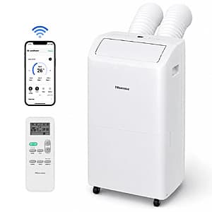 Refurb: Hisense 8,000 BTU Dual Hose Portable Inverter Air Conditioner $200 + Free S&H