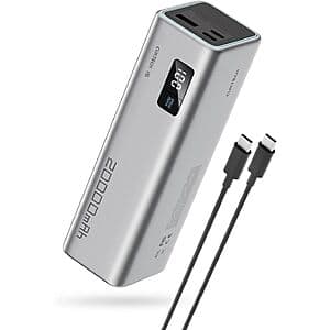 Prime Members: 20000mAh 65W Cuktech 3-Port Power Bank w/ 3.3' USB-C to USB-C Cable $28.50 + Free Shipping