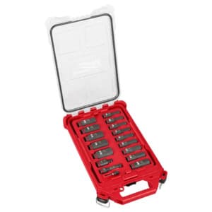 17-Pc Milwaukee SHOCKWAVE Impact-Duty 3/8" Drive SAE Deep Well Impact Socket Set $60 + Free Shipping