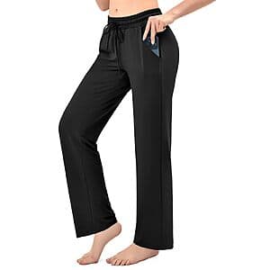 Walifrey Women's Wide Leg Sweatpants w/ Pockets (Various) $6