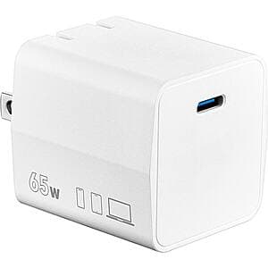 Best Buy Plus / Total Members via App: Insignia 65W USB-C Wall Charger (White) $3 + Free Shipping
