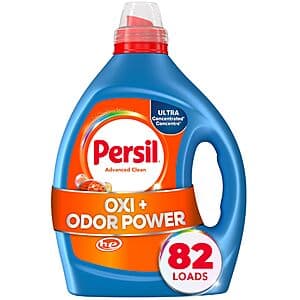 82.5-Oz Persil Advanced Clean Oxi+Odor Power Liquid Laundry Detergent (82 Loads) $12.70 w/ S&S