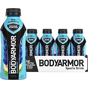 12-Pack 16-Oz BodyArmor Electrolyte Sports Drink (Blue Raspberry) $7.60 w/ Subscribe & Save
