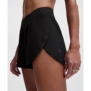 lululemon Women's Fast & Free High-Rise Classic-Fit Split Short (Black or Navy) $39 & More + Free S&H