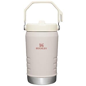 40-Oz Stanley IceFlow Flip Straw Jug w/ Handle (Rose Quartz) $30.95