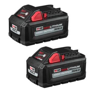 2-pk MILWAUKEE M18 Redlithium XC6.0 High Output Battery $140 + Free Shipping