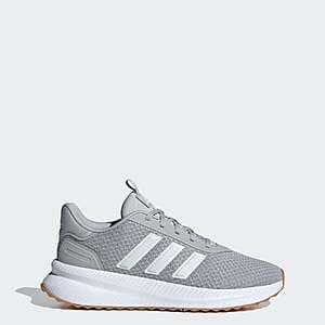 adidas Men's X_PLR Path casual sneaker in Grey Two and Cloud White colorway, side profile view.
