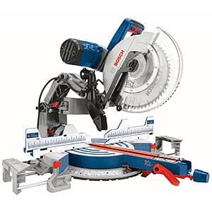 Bosch Glide 12" 15-Amp Corded Dual Bevel Sliding Compound Miter Saw $449 + Free S&H