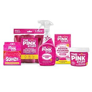 7-Piece Stardrops The Pink Stuff Bathroom Cleaning Kit $16.35 w/ S&S