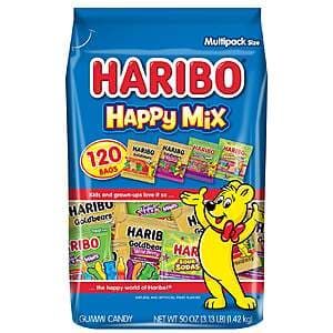 Select Costco Stores: 120-Ct HARIBO Gummi Candy Happy Mix Variety Pack $10 (In-Store Only)