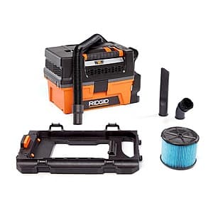 Select Home Depot Stores: RIDGID 3 Gal 5 Peak HP NXT Wet/Dry Shop Vacuum $30.05 (In-Store Purchase Only)