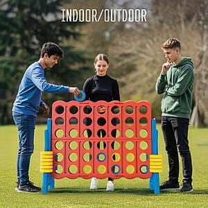 4' RealPlay Jumbo Oversized 4-in-a-Row Connect Game w/ 42x Rings $44.85 + Free S&H