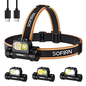 Sofirn HS22 2500 Lumens Rechargeable Headlamp $30 + Free S&H