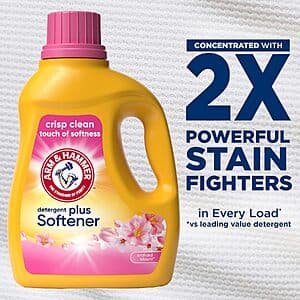 100.5oz. Arm & Hammer Plus Softener Liquid Detergent (Orchard Bloom) $7.60 w/ S&S