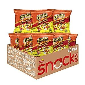 40-Count 1-Oz Cheetos Crunchy Flamin' Hot Cheese Flavored Snacks $13.80 w/ Subscribe & Save