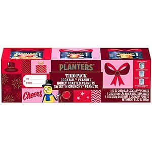 34-Oz Planters Holiday Nut Trio Variety Pack $5.90 w/ Subscribe & Save