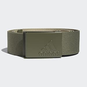 adidas Men's Golf Reversible Web Belt: White $9.70, Olive $8.25 + Free Shipping