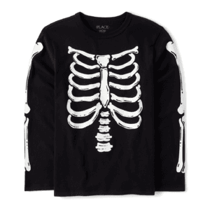 The Children's Place: Glow In The Dark Skeleton Kids' Tee or Baby Bodysuit $2 & More + Free S/H on $30+