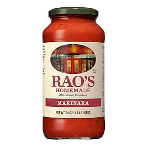24-Oz Rao's Homemade Pasta Sauce (Marinara) $5.30 w/ S&S