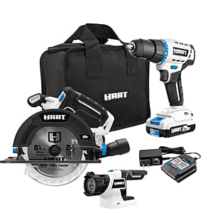 Hart 20V 3-Tool Combo Kit w/ Battery & Charger $59 + Free Shipping