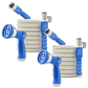 2-Pk 50' Pocket Hose Expandable Garden Hose w/ Hand Sprayer $40 + Free S&H