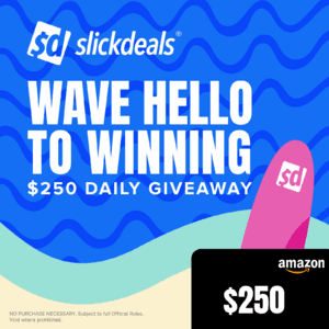 Slickdeals Daily $250 Gift Card Sweepstakes (See Official Rules)