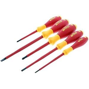 5-Piece Wiha 1000-Volt Insulated Screwdriver Set $23.10