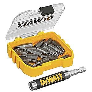 18-Piece DeWALT Compact Magnetic Drive Guide Set $8