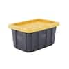 HDX 0.75-Qt Nano Tough Stackable Compact Tote (Black/Yellow) 10 for $10 + Free S&H or Free Pickup