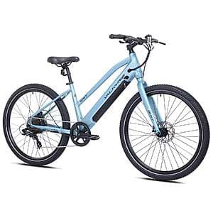 27.5" Kent Valkyrie Pedal-Assist 350W E-Bike (Blue or Red) $270 + Free Shipping