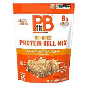 10.58-Oz PBfit No Bake Peanut Butter Protein Ball Mix $3.70 w/ S&S