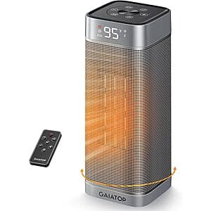 Gaiatop 1500W PTC Ceramic Indoor Electric Oscillating Heater w/ Remote $34.20 + Free Shipping