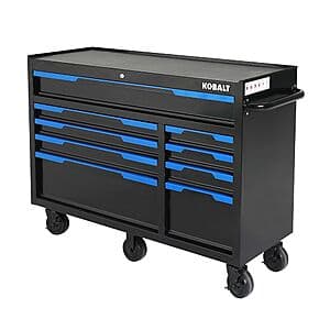 Kobalt K1 Steel Rolling Tool Cabinet (52" W x 37.5" H) $399 + Store Pick Up