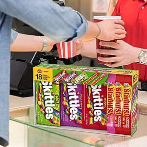 18-Count Skittles & Starburst Full Size Assorted Candy Pack (variety pack) $14.15 w/ Subscribe & Save