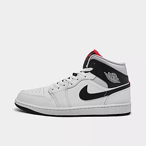 Nike Men's Air Jordan Retro 1 Mid Shoes (Summit White/Neutral Grey/Black) $75 + Free S&H