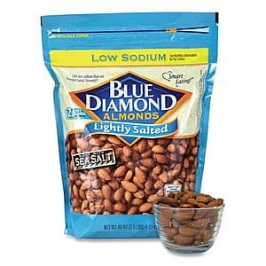 40-Ounce Blue Diamond Almonds (Lightly Salted) $7.15 & More w/ Subscribe & Save