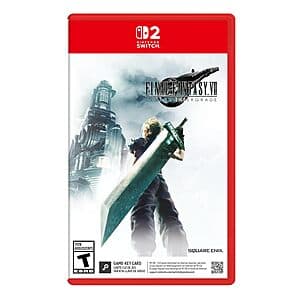 Final Fantasy VII Remake Intergrade (Switch 2, Game Key Card) $30