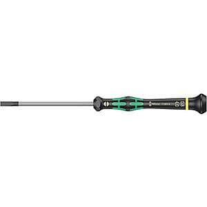 Wera Kraftform Micro 2035 Slotted Electronics Precision Screwdriver (4mm x 80mm) $5.35