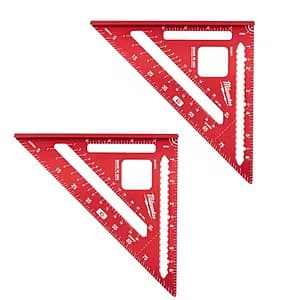 2-Pk Milwaukee 7" Rafter Square $20 + Free S&H
