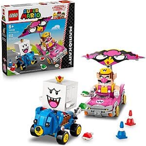 512-Pc LEGO Super Mario: Mario Kart Wario & King Boo Building Set $33