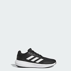 adidas Kids' Falcon 3 Sport Lace Shoes (4.5 - 6.5, Core Black / Cloud White) $20 + Free S&H
